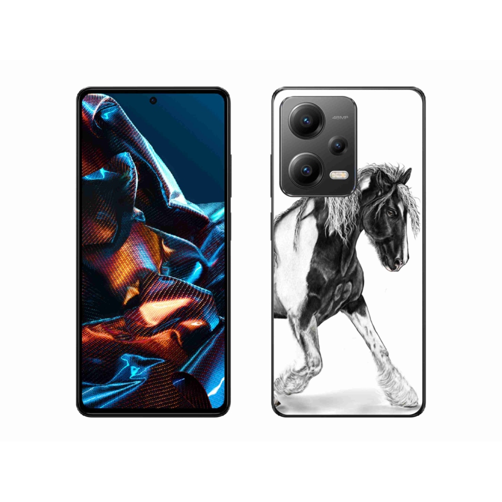 Gelový kryt mmCase na mobil Xiaomi Redmi Note 12 Pro 5G - kůň