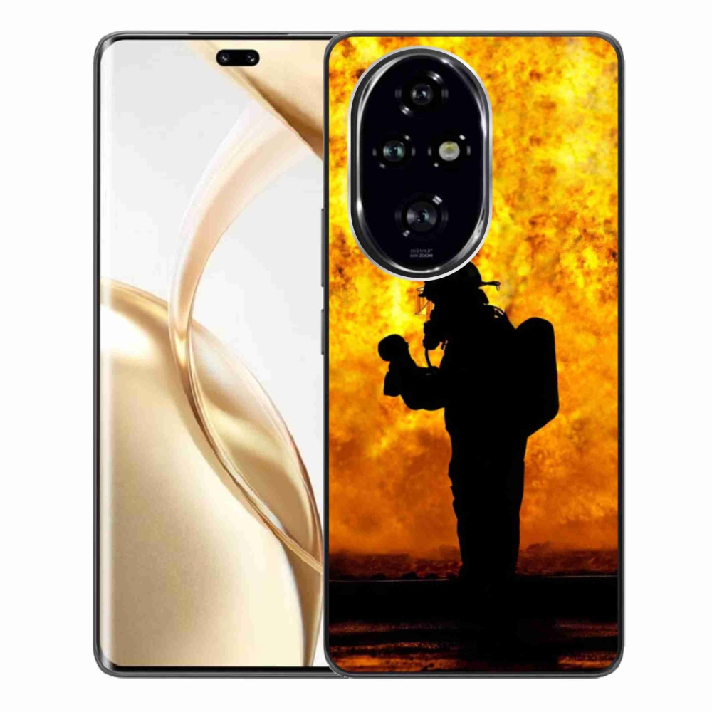 Gelový kryt mmCase na Honor 200 Pro 5G - hasič