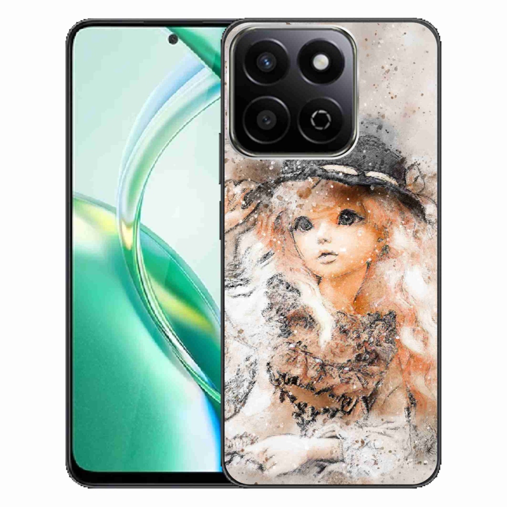 Gelový kryt mmCase na Honor 200 Smart 5G - holčička s kloboukem