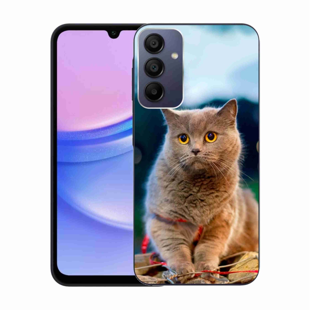 Gelový kryt mmCase na Samsung Galaxy A15 4G/5G - britská modrá 2