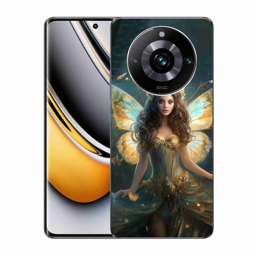 Gelový kryt mmCase na Realme 11 Pro/11 Pro+ - motýlí žena