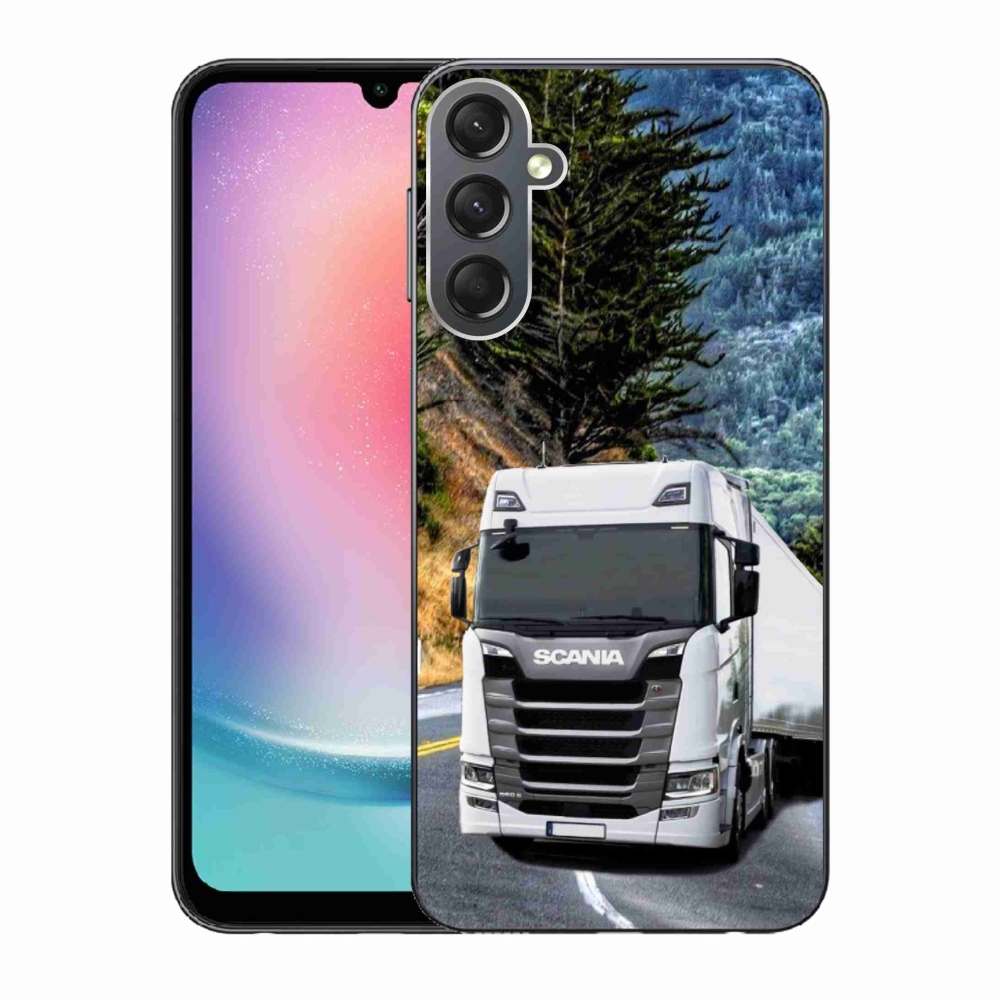 Gelový kryt mmCase na Samsung Galaxy A24 - kamion 1