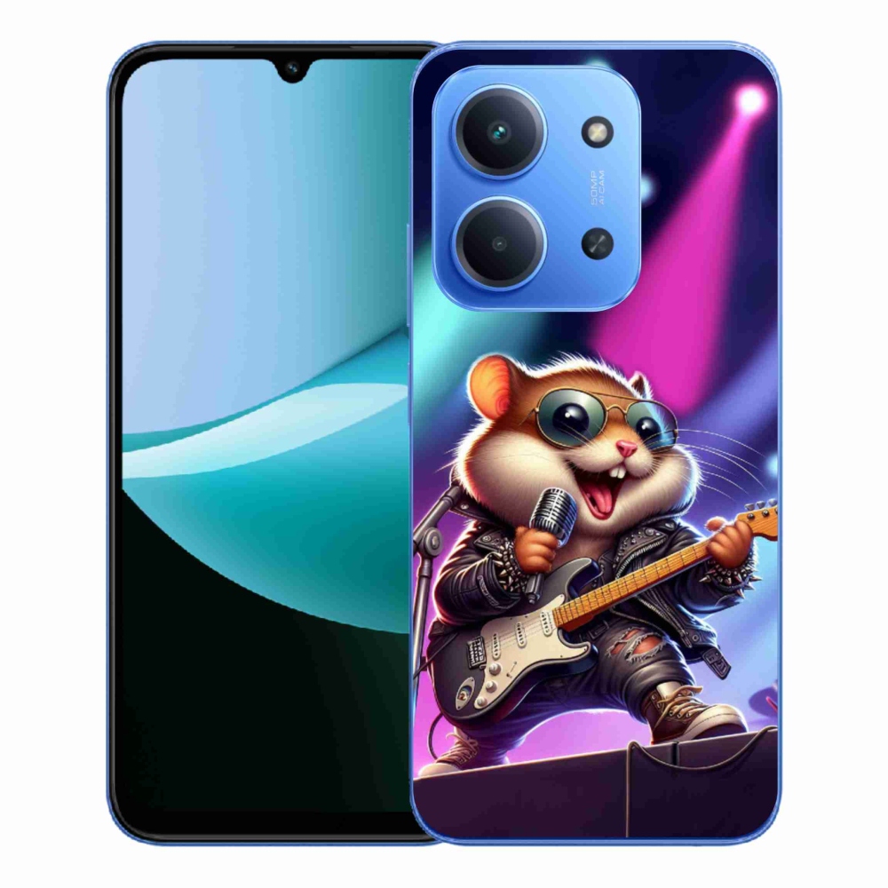 Gelový kryt mmCase na Xiaomi Redmi 15C 4G/5G (173mm) - křeček rocker