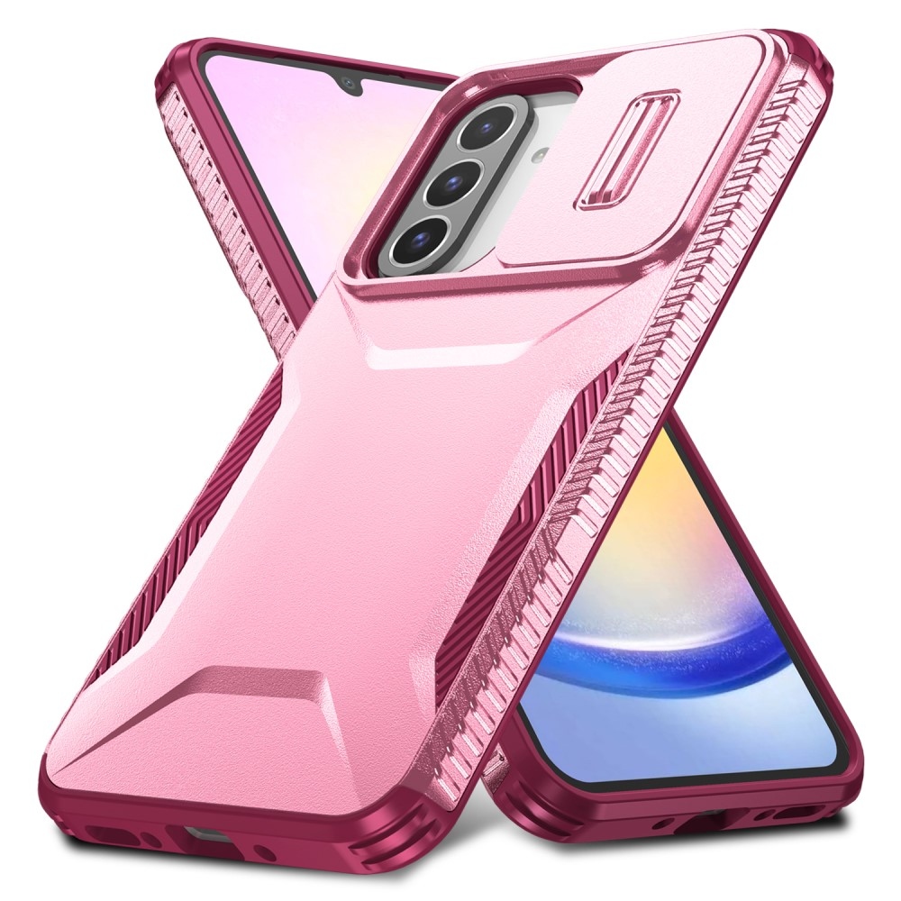 Slips odolný kryt na Samsung Galaxy A26 5G - růžový/vínový