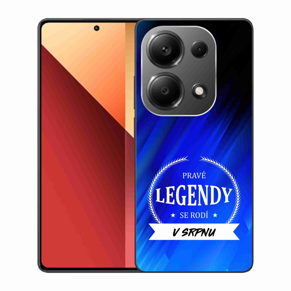 Gelový kryt mmCase na Xiaomi Redmi Note 13 Pro 4G/Poco M6 Pro  - legendy v srpnu modré pozadí