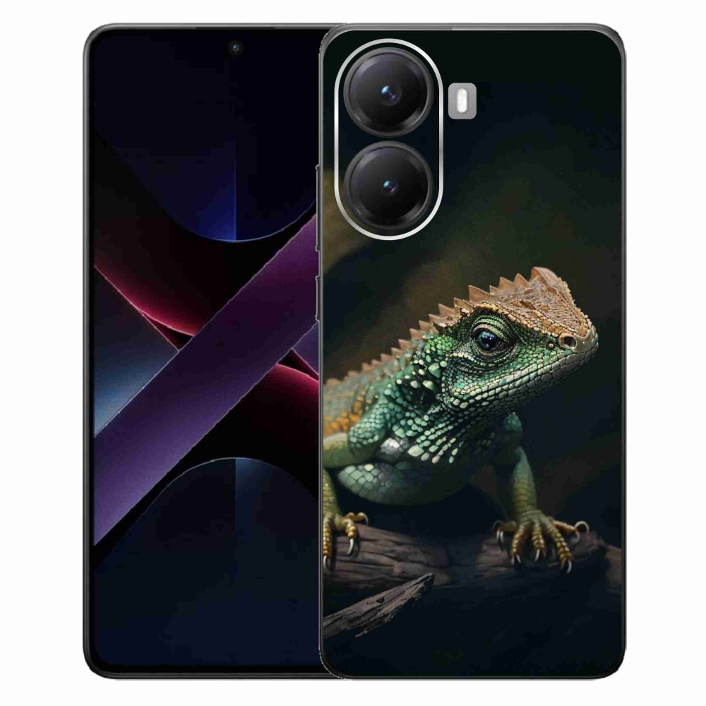 Gelový kryt mmCase na Xiaomi Poco X7 Pro 5G - ještěr