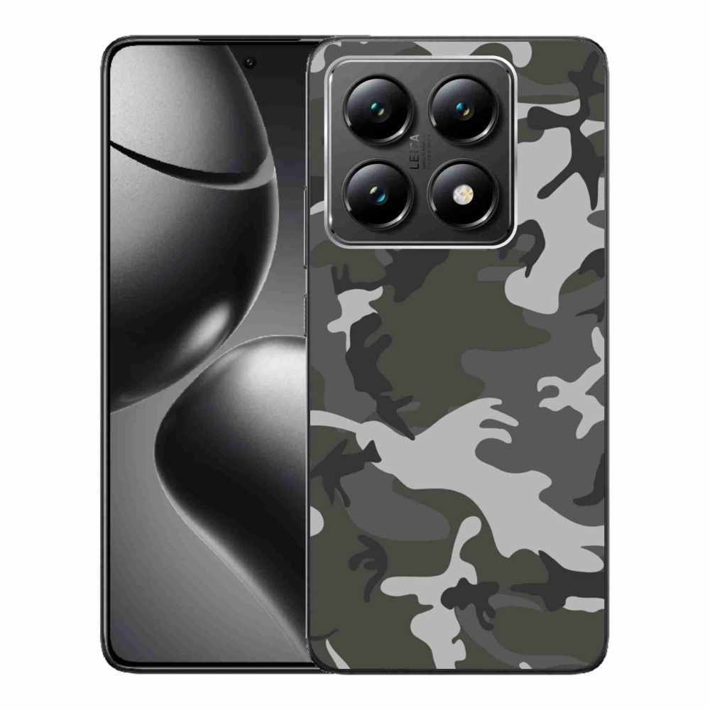 Gelový kryt mmCase na Xiaomi 14T - maskáčový vzor