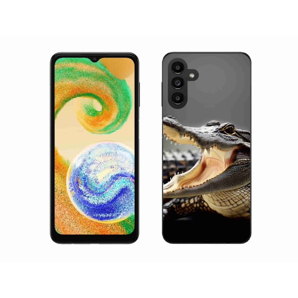 Gelový kryt mmCase na Samsung Galaxy A04s (164.7x76.7x9.1mm) - krokodýl