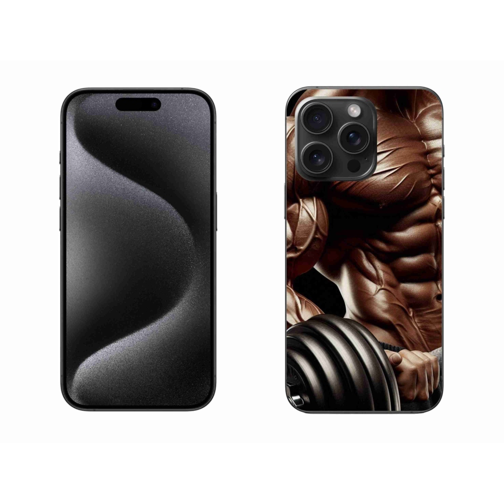 Gelový kryt mmCase na iPhone 15 Pro Max - posilování 4