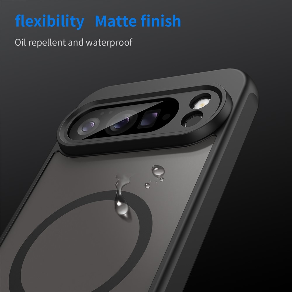 Case matný gelový obal s MagSafe na Google Pixel 10 Pro XL - černý