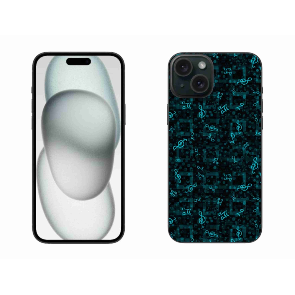 Gelový kryt mmCase na iPhone 15 Plus - noty 1