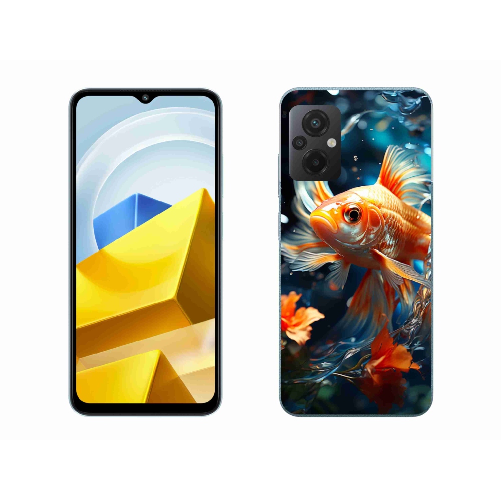 Gelový kryt mmCase na Xiaomi Poco M5 4G - rybka