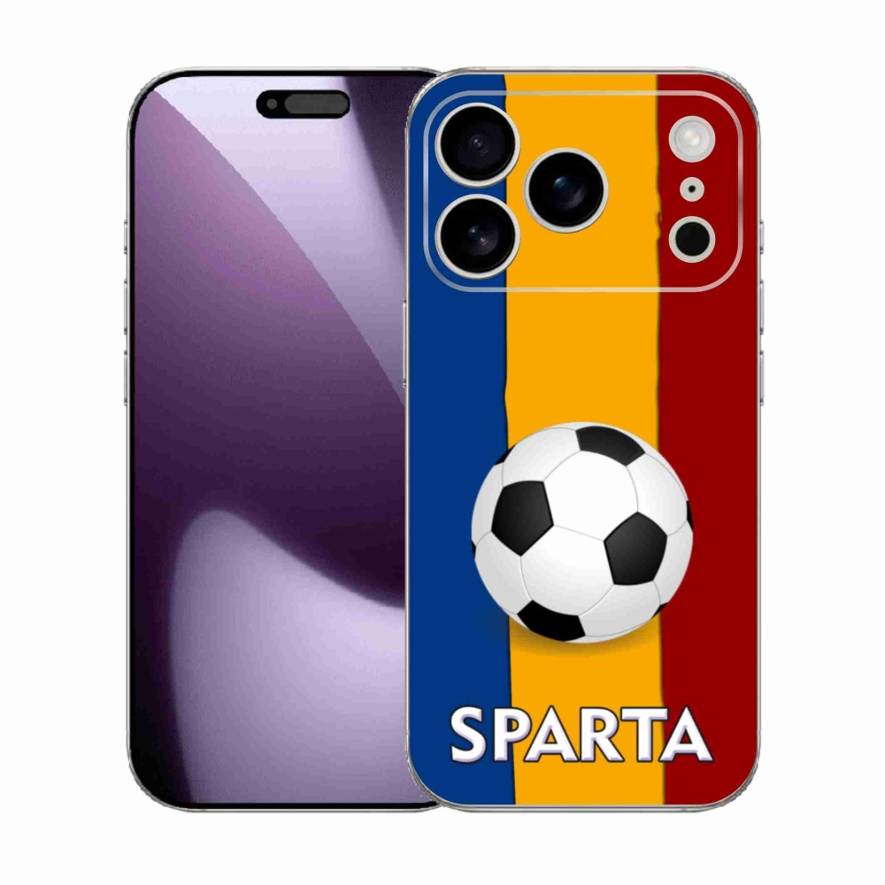 Gelový kryt mmCase na iPhone 17 Pro - fotbal 1
