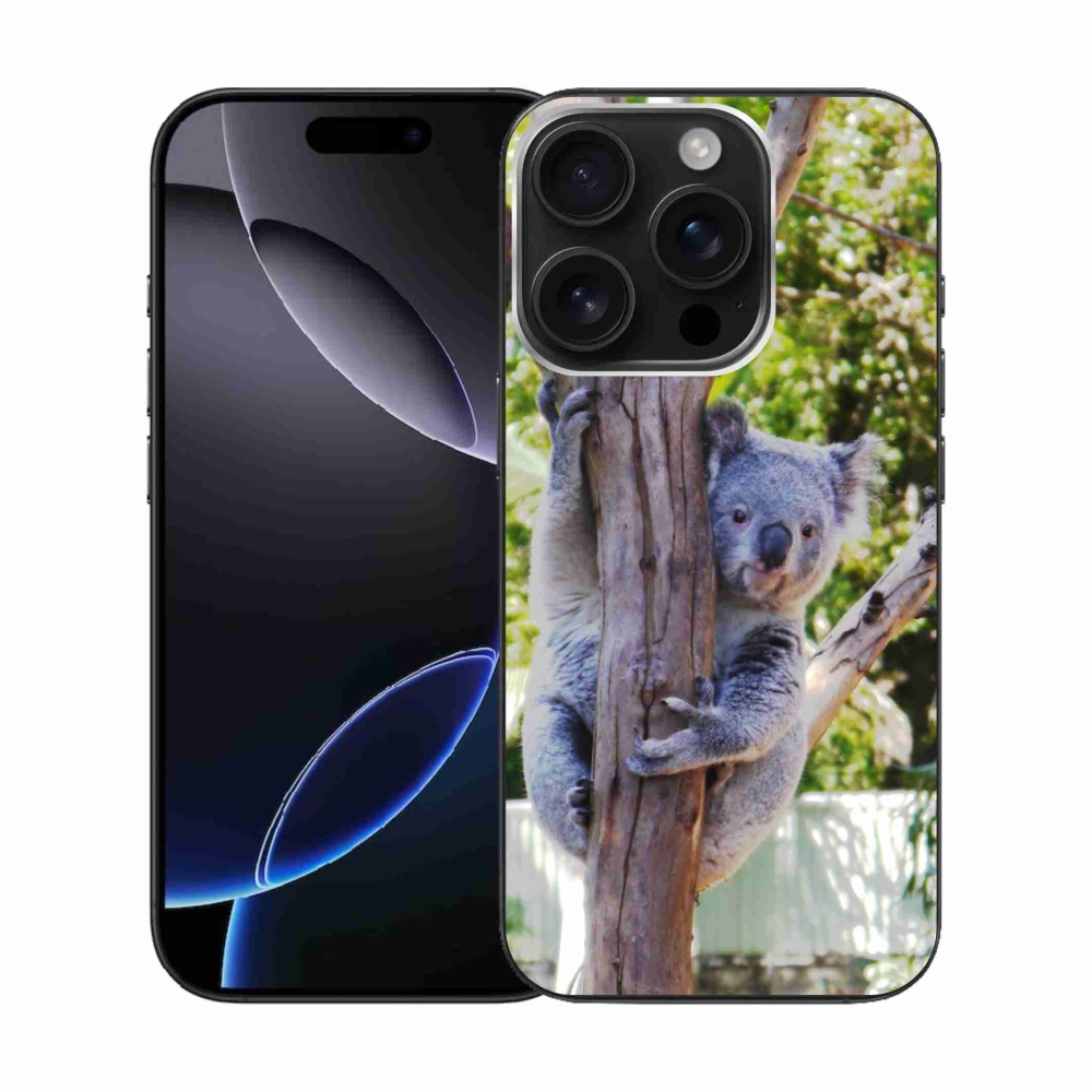 Gelový kryt mmCase na iPhone 16 Pro - koala