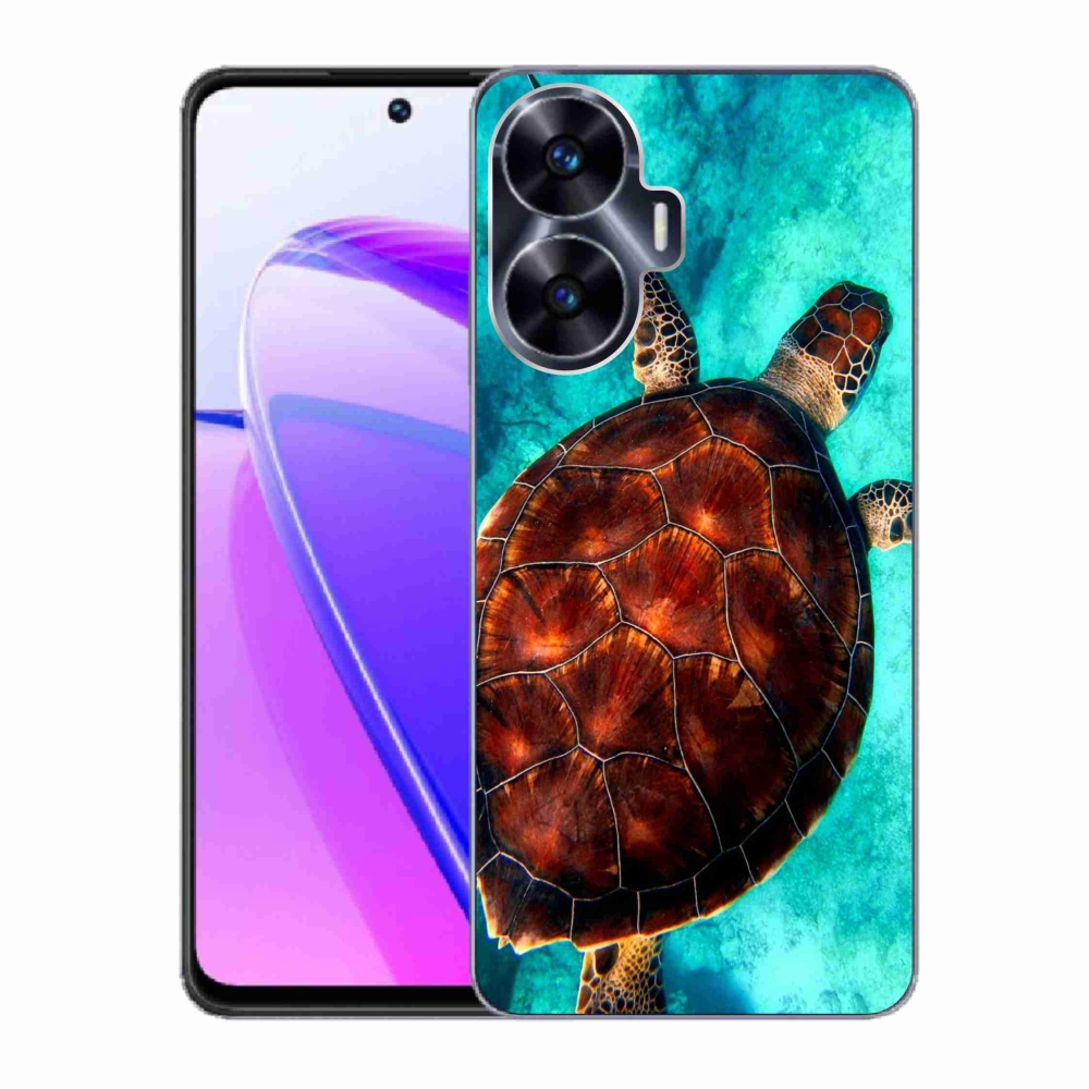 Gelový kryt mmCase na Realme C55 - želva