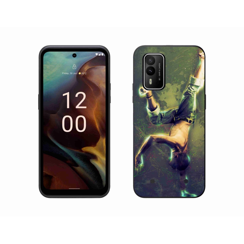 Gelový kryt mmCase na Nokia XR21 - breakdance