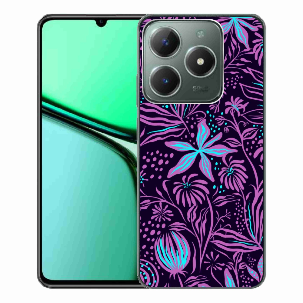 Gelový kryt mmCase na Realme C61 - květiny 2