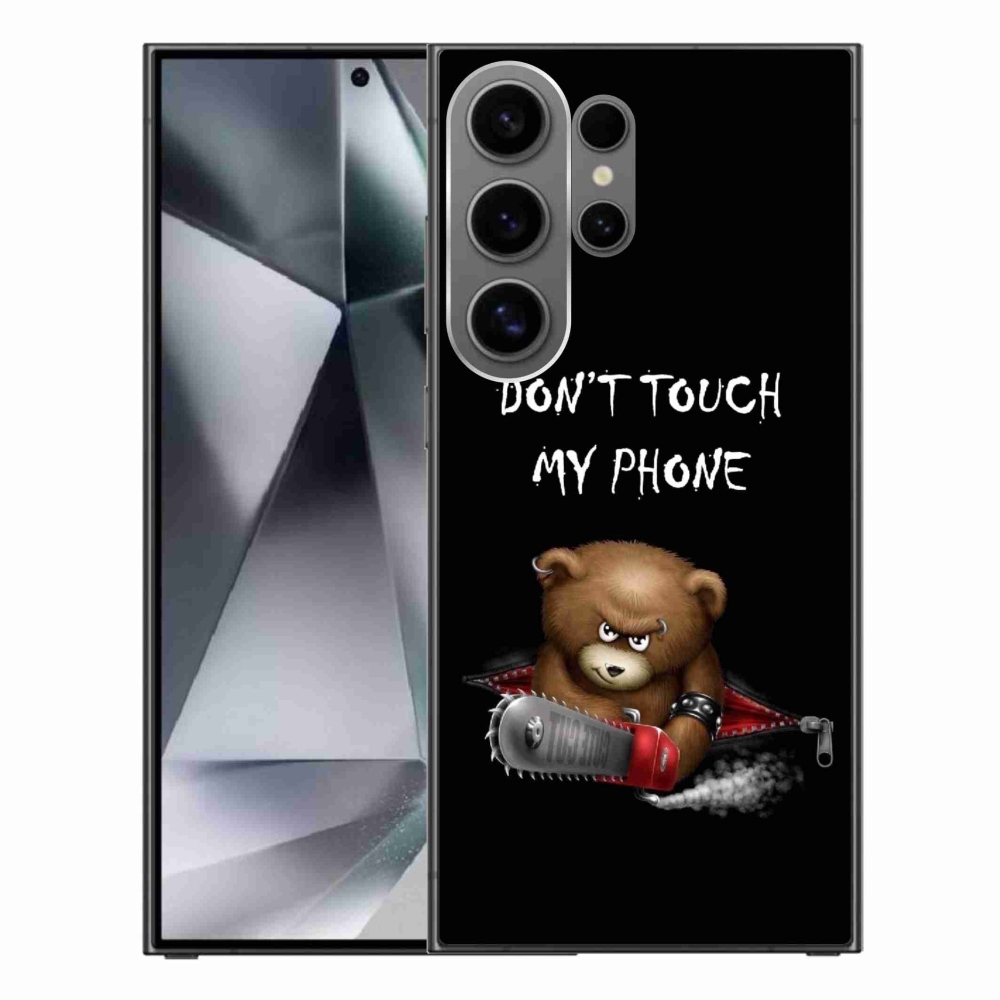 Gelový kryt mmCase na Samsung Galaxy S24 Ultra - nesahej na telefon