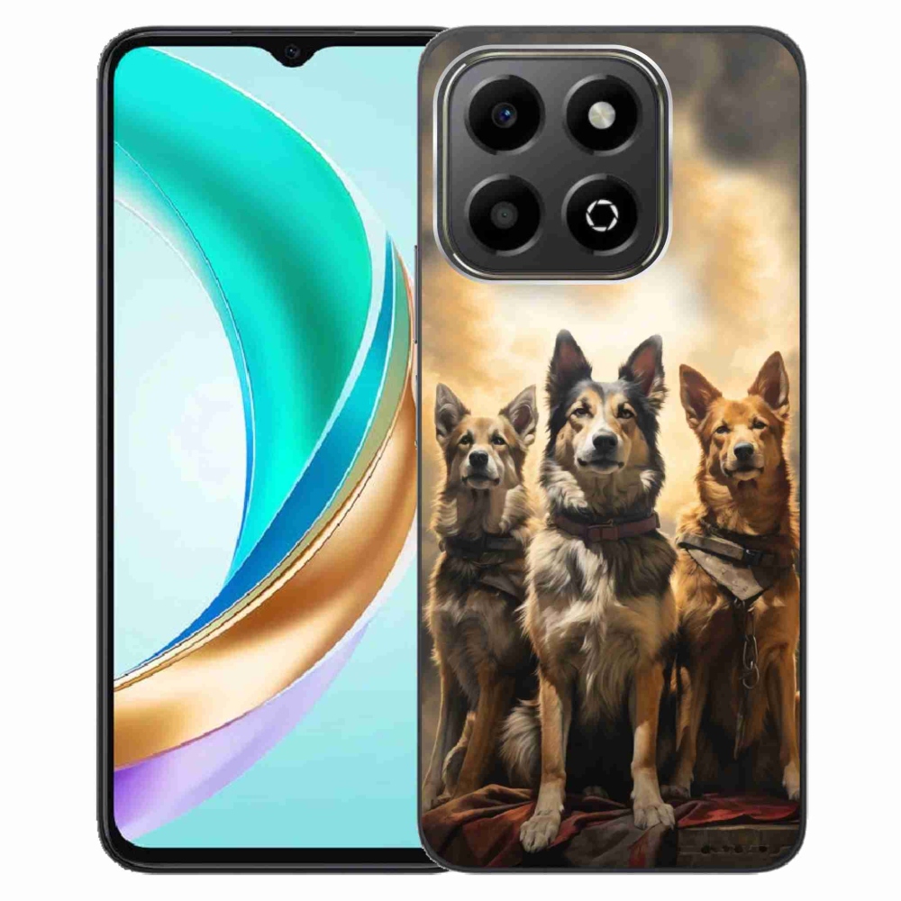 Gelový kryt mmCase na Honor X6b - tři psi