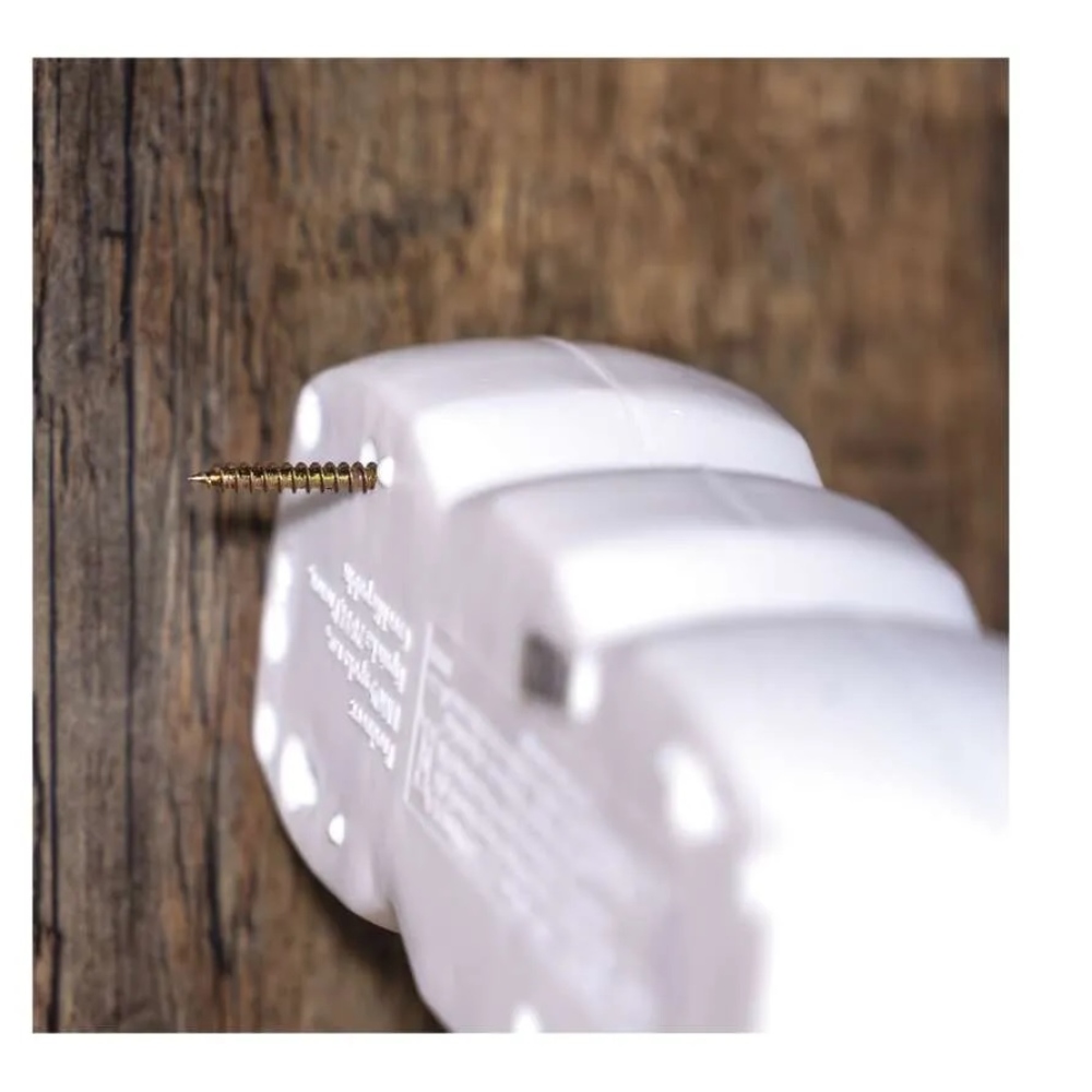 Prodlužovací kabel 1,5 m / 3 zásuvky / bílý / PVC / 1 mm2