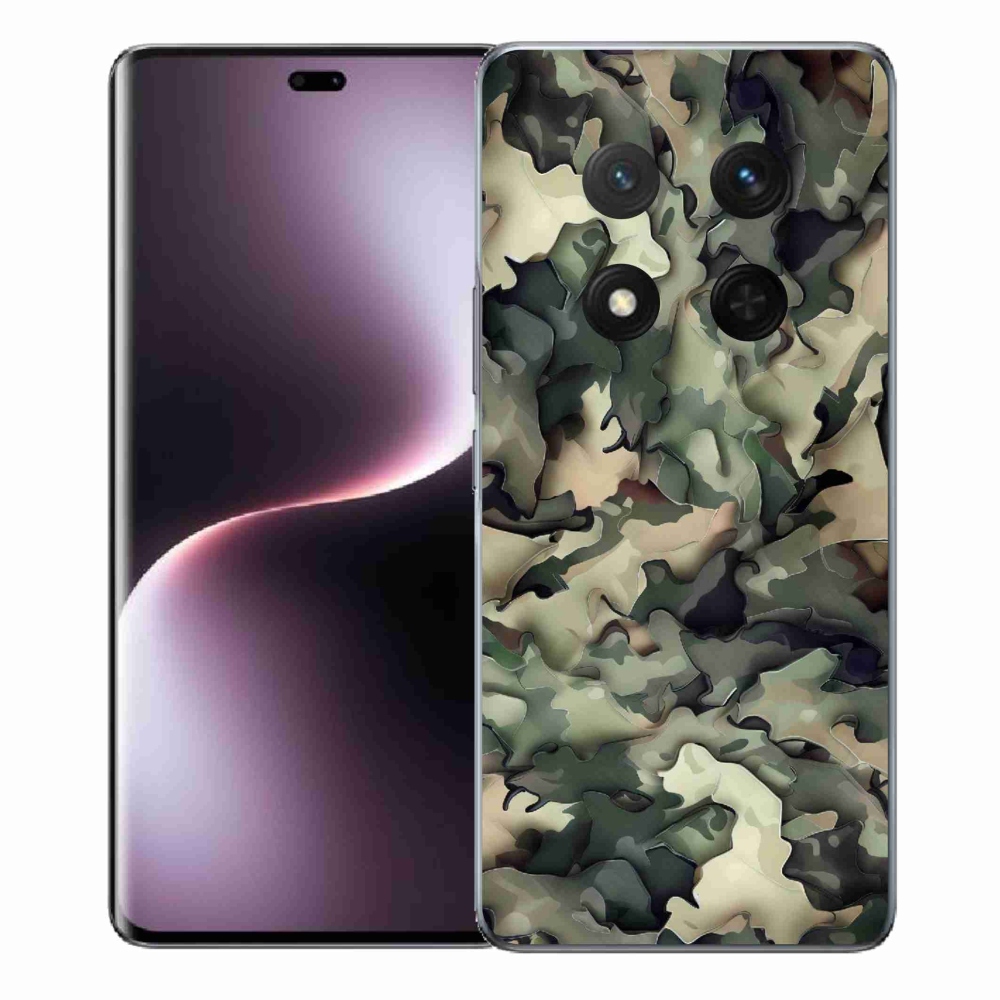 Gelový kryt mmCase na Honor Magic 7 Lite 5G - maskáčový vzor 9