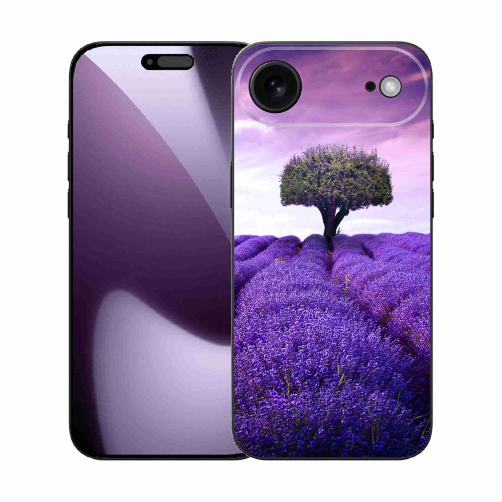 Gelový kryt mmCase na iPhone 17 Air - levandulová louka