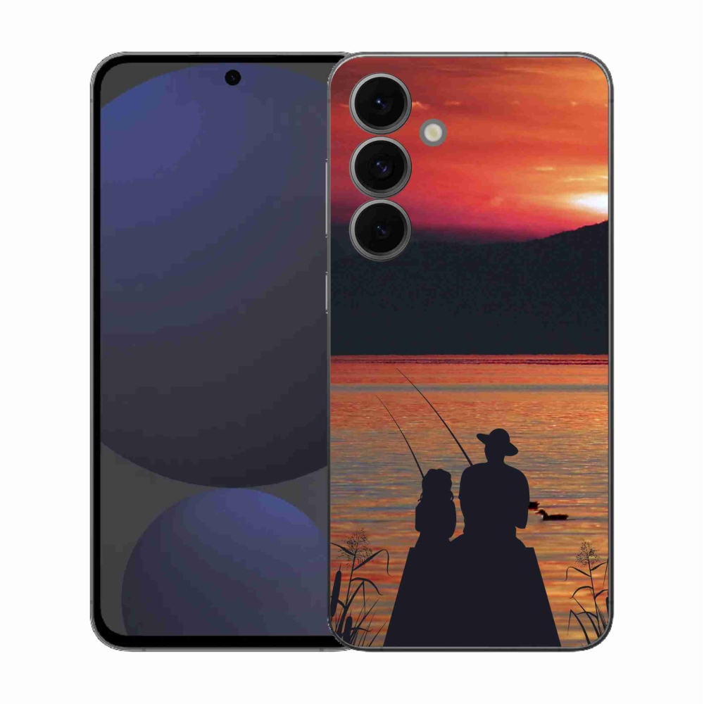 Gelový kryt mmCase na Samsung Galaxy S25 FE - rybaření 3