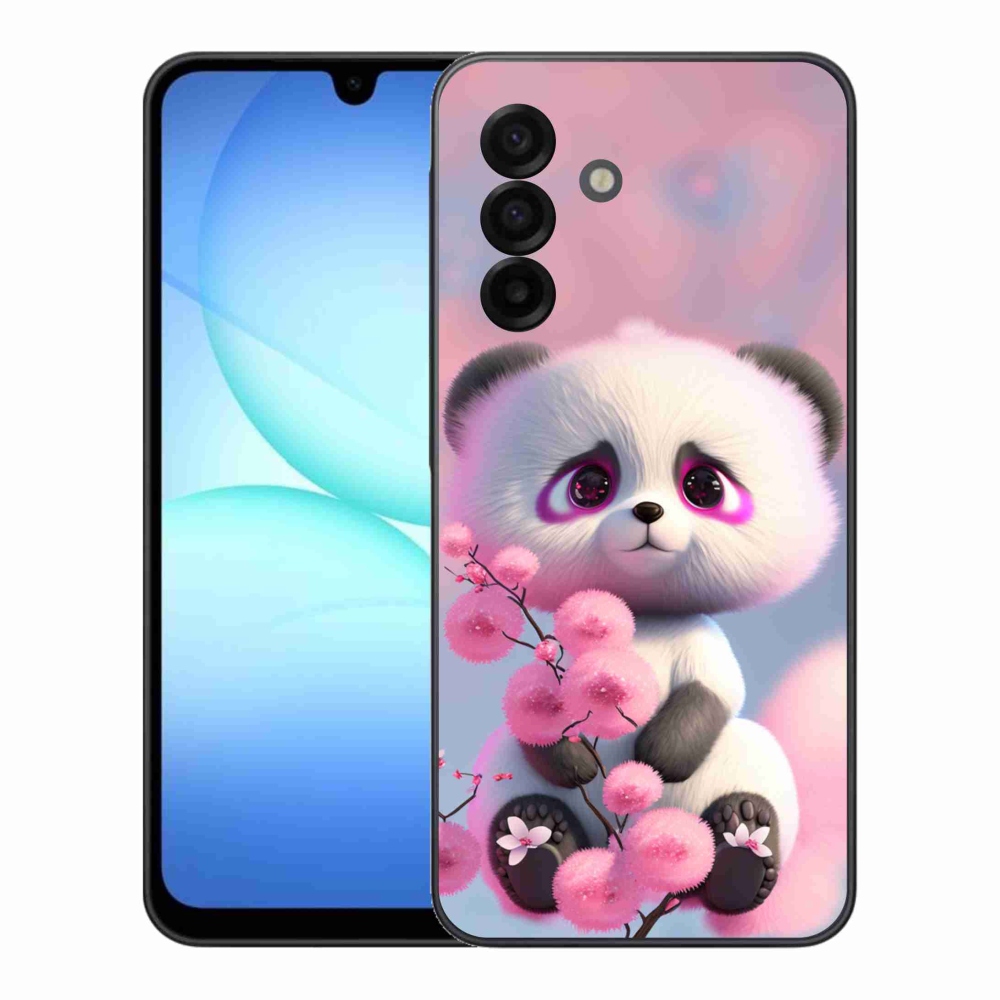 Gelový kryt mmCase na Samsung Galaxy A17 5G - roztomilá panda 1