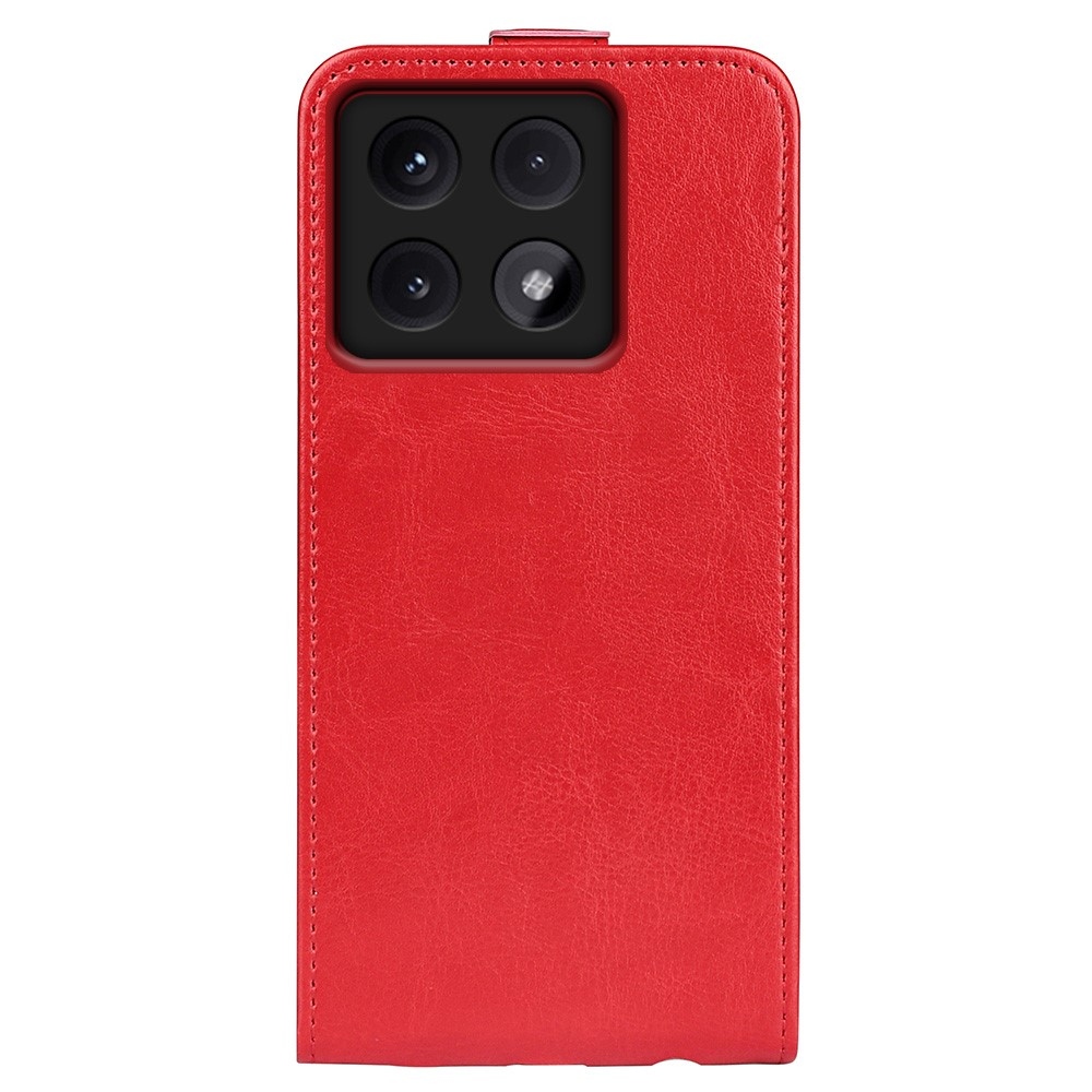 Vertical knížkové pouzdro na Xiaomi 14T Pro - červené