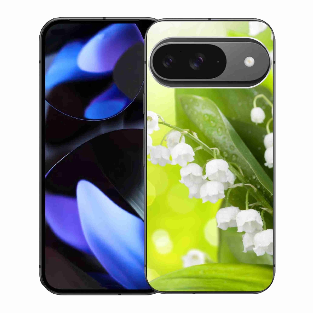 Gelový kryt mmCase na Google Pixel 9/9 Pro - konvalinka
