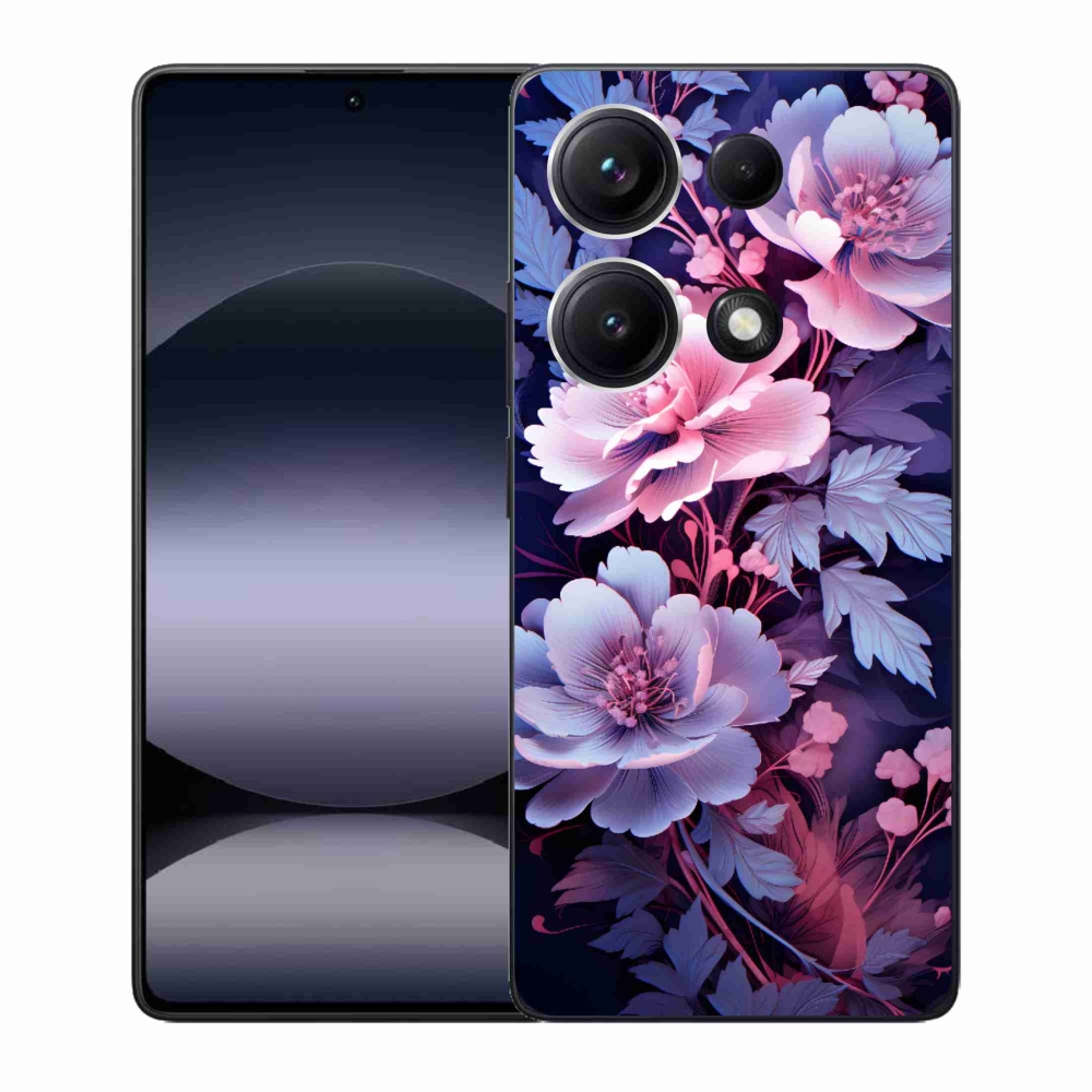 Gelový kryt mmCase na Xiaomi Redmi Note 14S - květiny 11