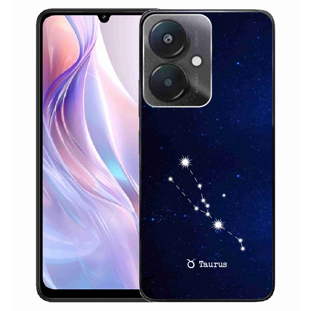 Gelový kryt mmCase na Xiaomi Redmi 13C 5G  - souhvězdí Býka
