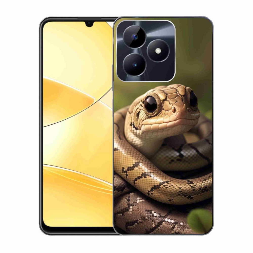 Gelový kryt mmCase na Realme C51/C53 - had 1