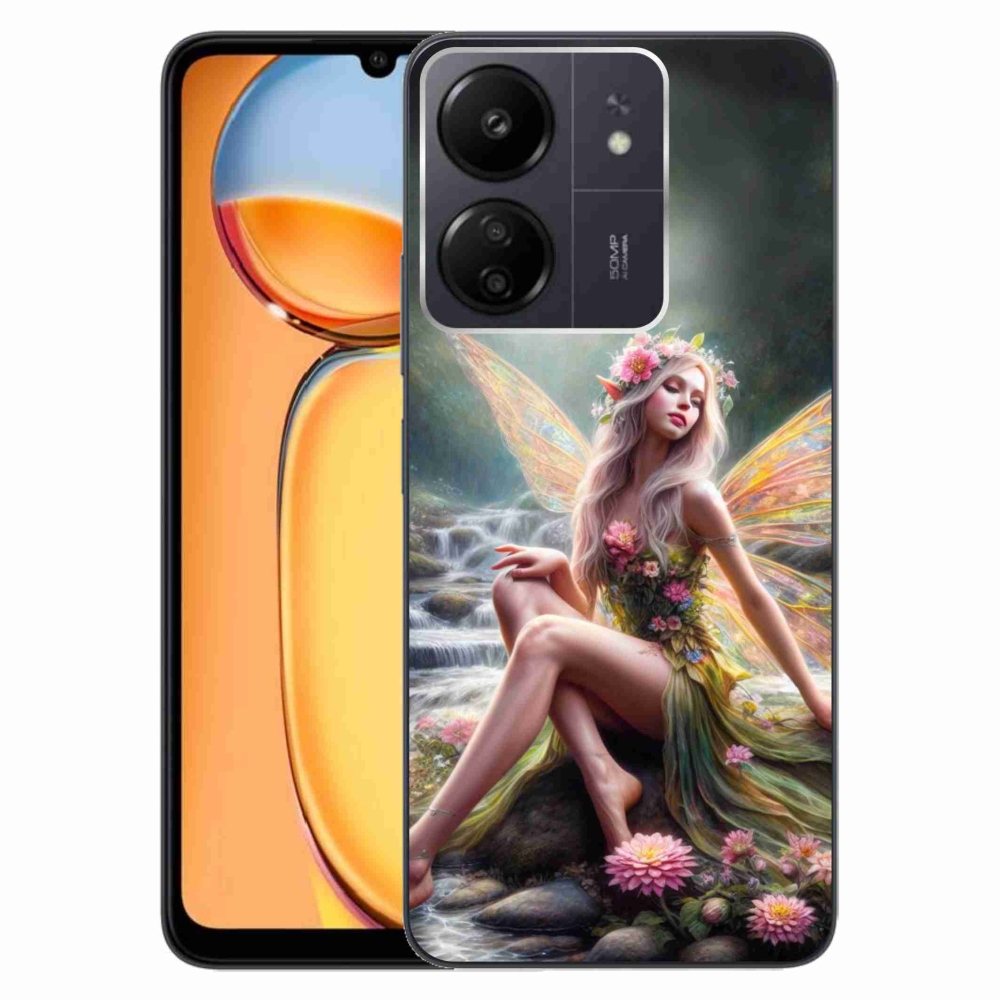 Gelový kryt mmCase na Xiaomi Poco C65/Redmi 13C - motýlí žena 1