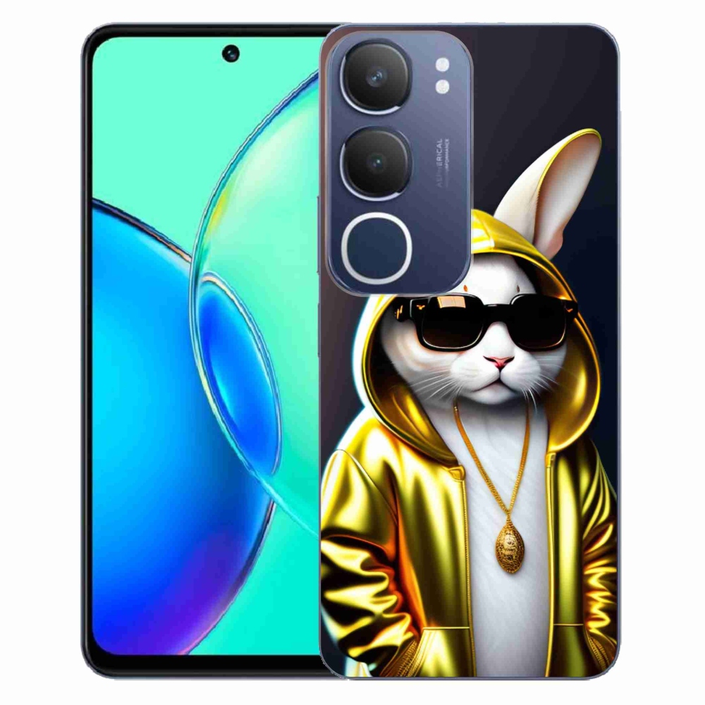 Gelový kryt mmCase na Vivo Y19s - kočka boss