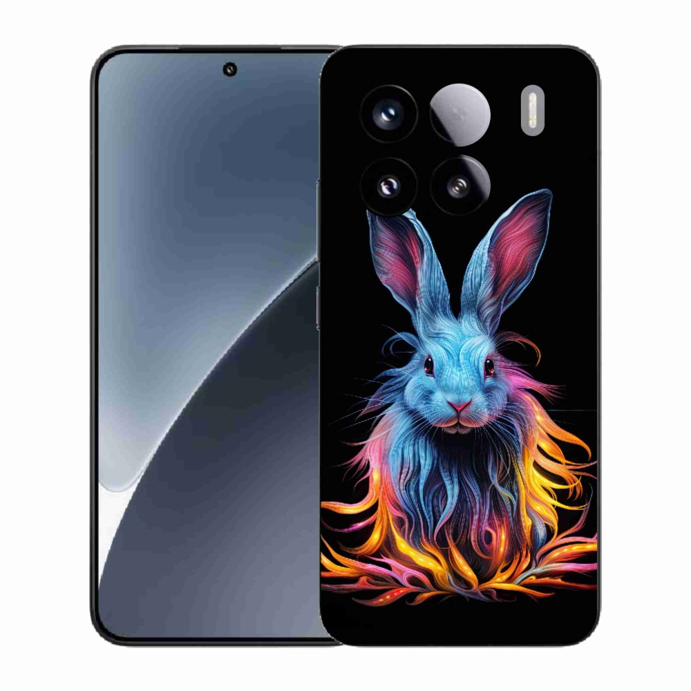 Gelový kryt mmCase na Xiaomi 15 - abstraktní zajíc