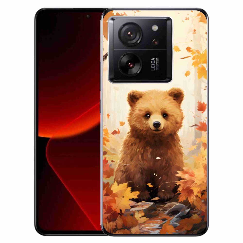 Gelový kryt mmCase na Xiaomi 13T/13T Pro - medvěd v lese