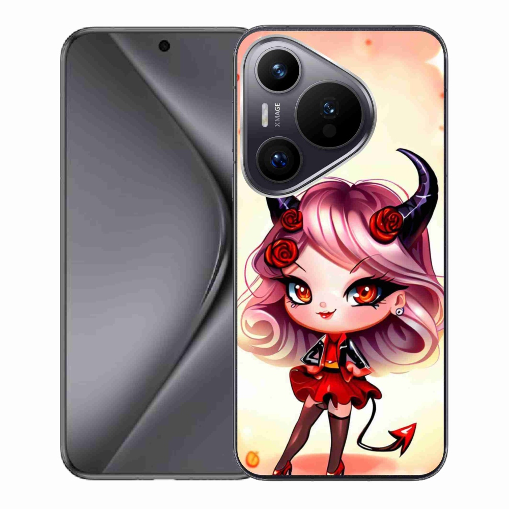 Gelový kryt mmCase na Huawei Pura 70 - kreslená čertice