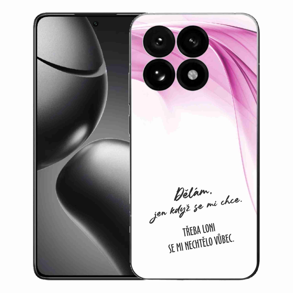 Gelový kryt mmCase na Xiaomi 15T - vtipný text 12 bílé pozadí
