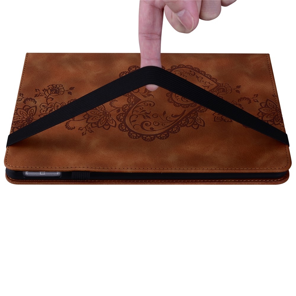 Heart zavírací pouzdro na tablet Xiaomi Redmi Pad SE 8.7 - hnědé