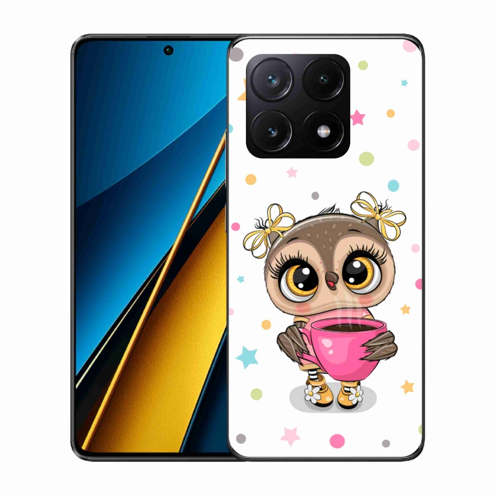 Gelový kryt mmCase na Xiaomi Poco X6 Pro 5G - kreslená sovička