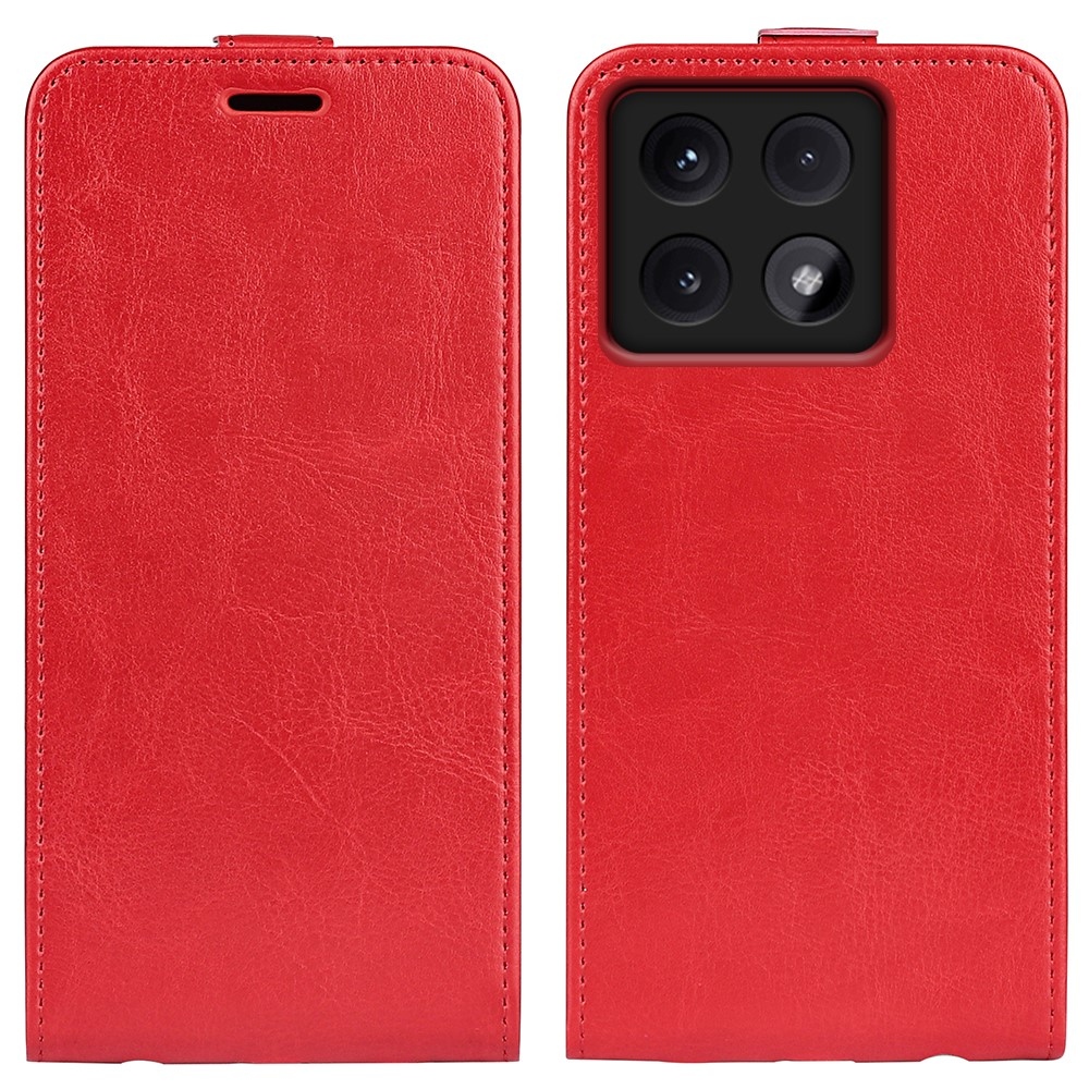 Vertical knížkové pouzdro na Xiaomi 14T - červené