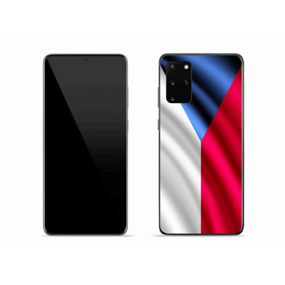 Gelový kryt mmCase na mobil Samsung Galaxy S20 Plus - česká vlajka