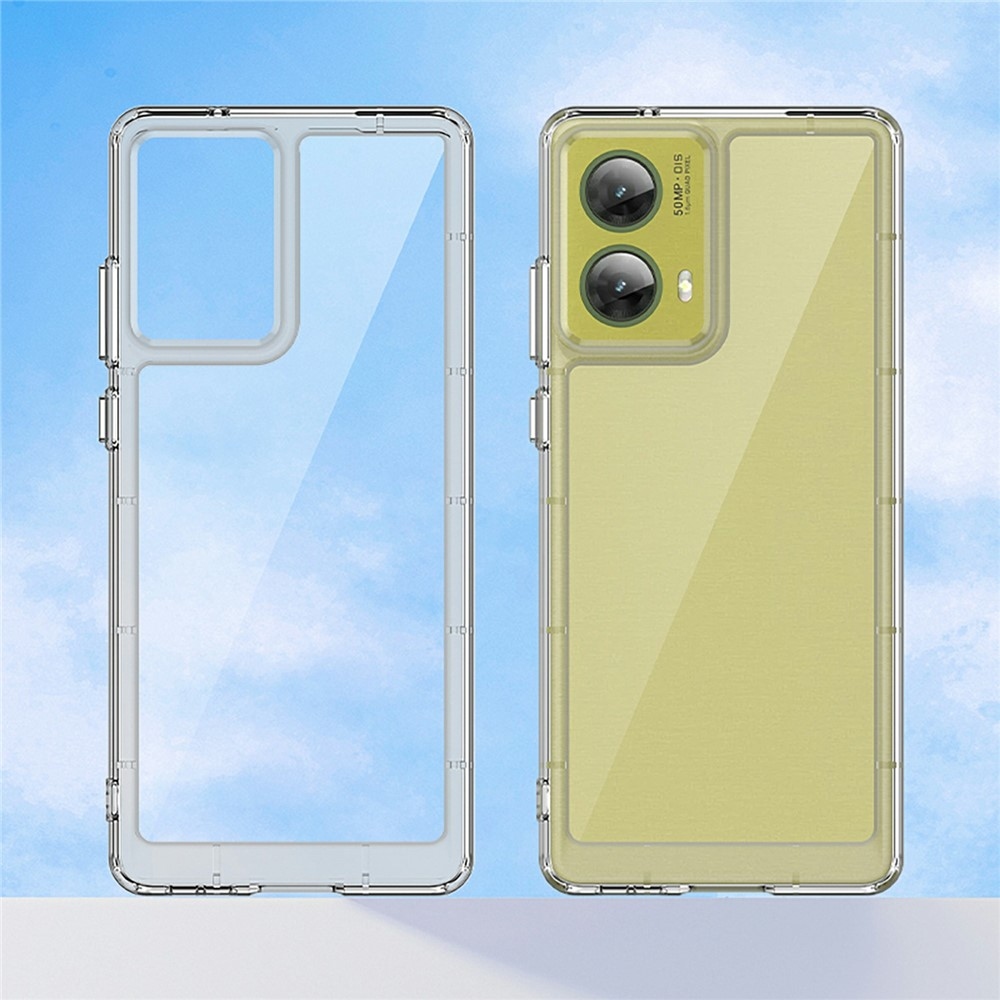 Gelový obal s pevnými zády na Motorola Moto G85 5G - průhledný