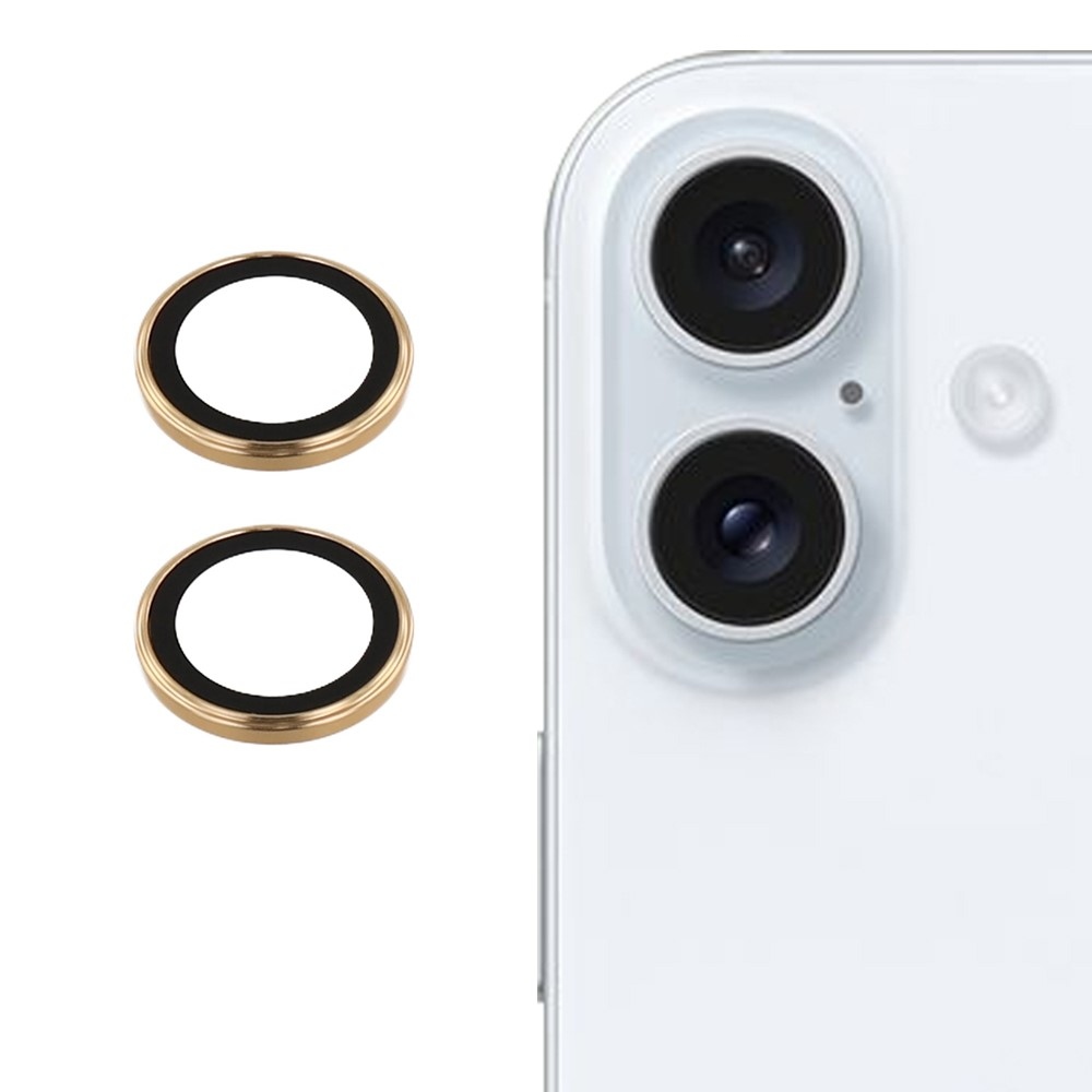 Ultra HD sklo čočky fotoaparátu na iPhone 17 (samostatná skla) - zlaté