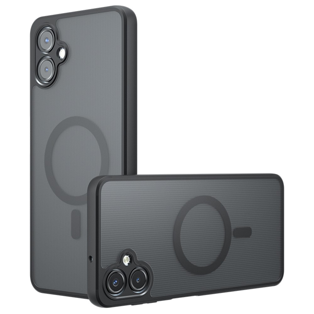 Case matný gelový obal s MagSafe na Samsung Galaxy A06 4G - černý