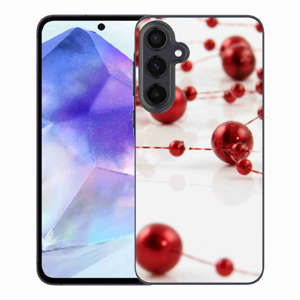 Gelový kryt mmCase na Samsung Galaxy A55 5G - vánoční řetěz