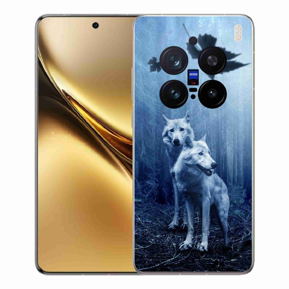 Gelový kryt mmCase na Vivo X200 Pro 5G - vlci v lese