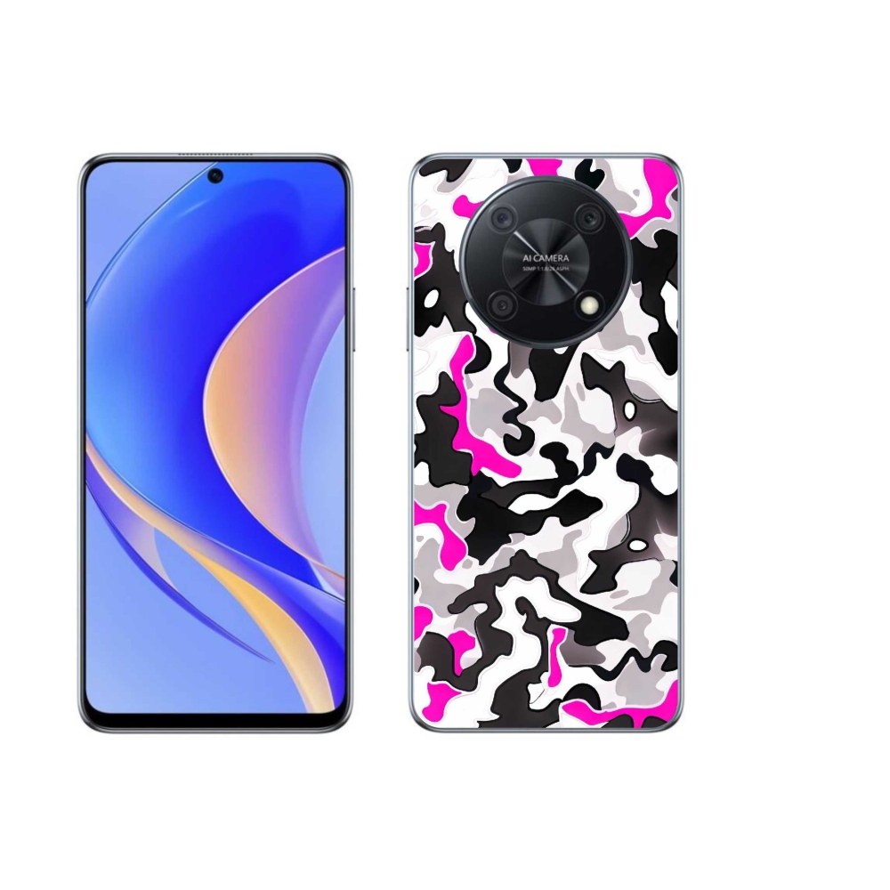 Gelový kryt mmCase na Huawei Nova Y90 - maskáčový vzor 5