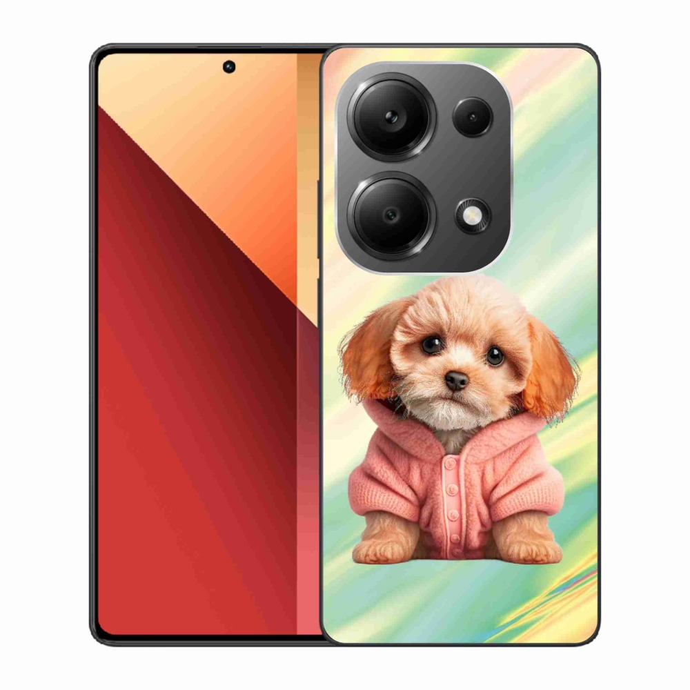Gelový kryt mmCase na Xiaomi Redmi Note 13 Pro 4G/Poco M6 Pro - štěně ve svetru
